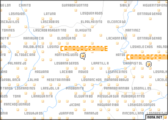 map of Cañada Grande