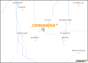 map of Cañada Honda