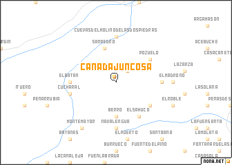 map of Cañada Juncosa