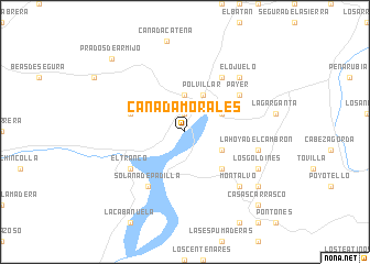 map of Cañada Morales