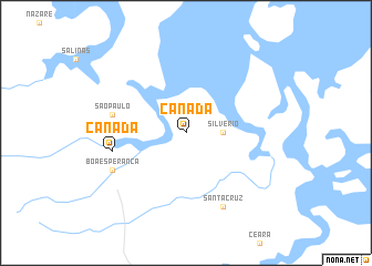 map of Canadá