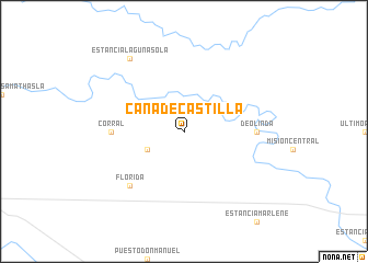 map of Caña de Castilla