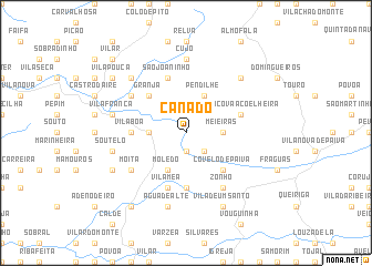 map of Canado