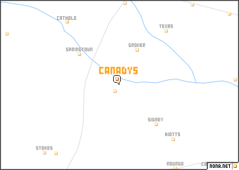 map of Canadys