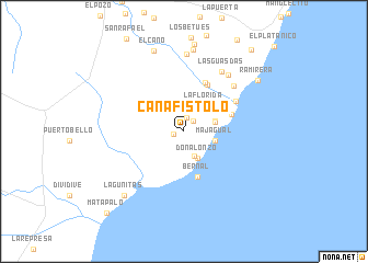map of Cañafistolo