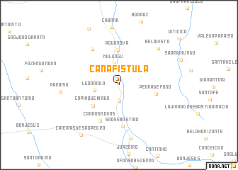 map of Canafístula