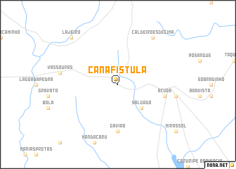 map of Canafístula