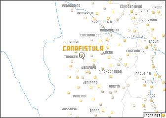 map of Canafístula