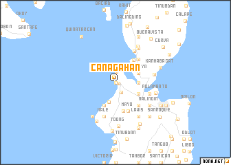 map of Canagahan