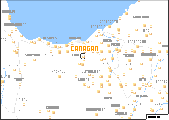 map of Canagan