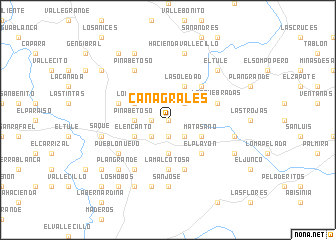 map of Cañagrales