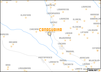 map of Canaguaima