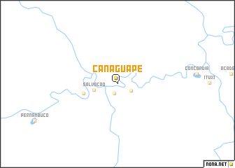 map of Canaguapé