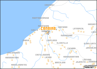 map of Canaima