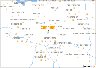 map of Canaima