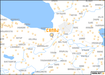 map of Canaj