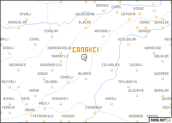 map of Çanakçı