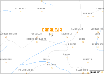 map of Canaleja