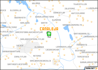 map of Canaleja