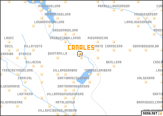 map of Cañales