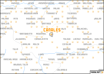 map of Cañales