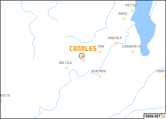 map of Canales