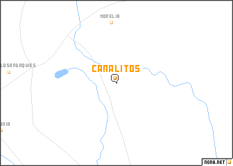 map of Canalitos