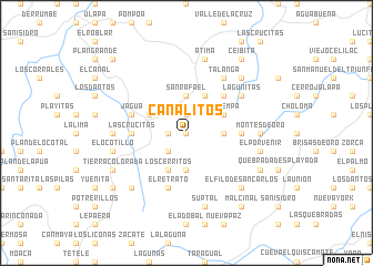 map of Cañalitos