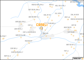 map of Canalı