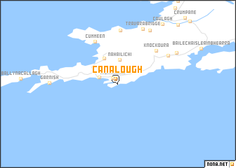 map of Canalough