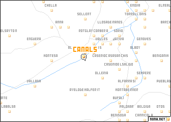 map of Canals