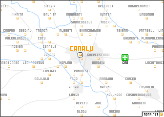 map of Canalu