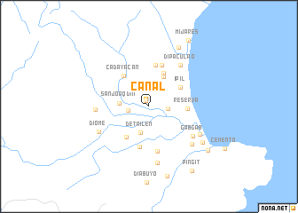 map of Canal