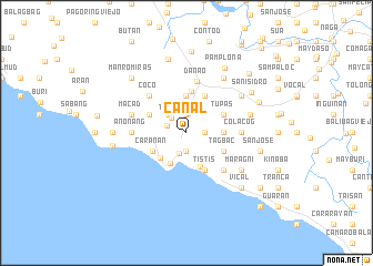 map of Canal