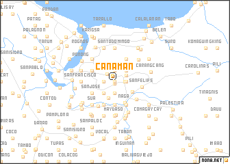 map of Canaman