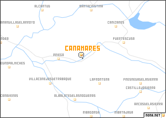 map of Cañamares