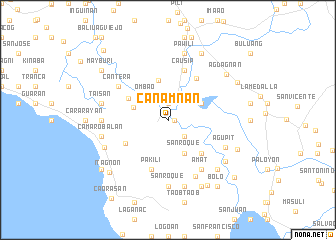 map of Canamnan