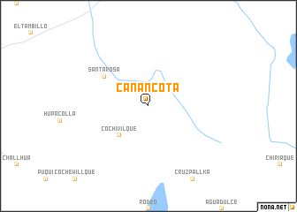 map of Canancota