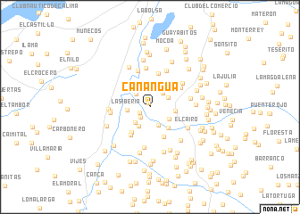 map of Canangua