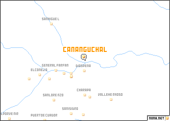 map of Cananguchal