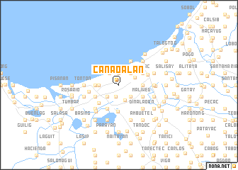 map of Canaoalan