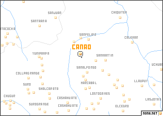 map of Canao