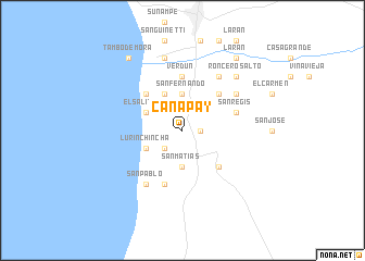 map of Cañapay