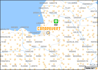 map of Canapé Vert