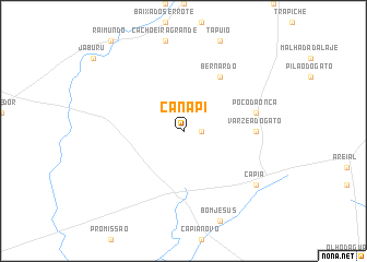 map of Canapi