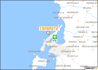 map of Canapote