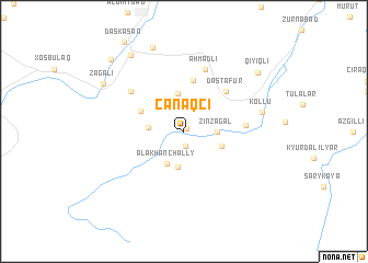map of Çanaqçı