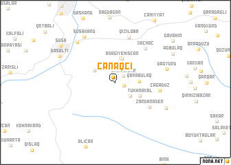 map of Çanaqçı