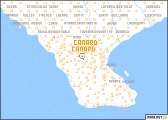 map of Canard