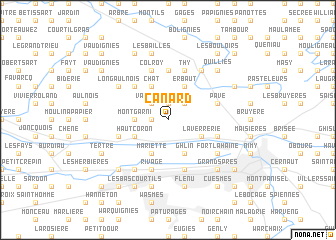 map of Canard